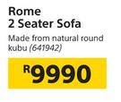 Rome 2 Seater Sofa
