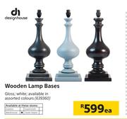Wooden Lamp Bases-Each