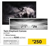Rhino Canvas (65cm x 92cm)