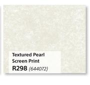 Textured Pearl Screen Print