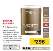 Fired Earth Suedette-5Ltr