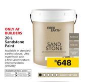Fired Earth Sandstone Paint-20Ltr