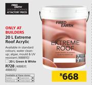Fired Earth Green & White-20Ltr