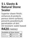 Gripseal Slasto & Natural Stone Sealer-5Ltr