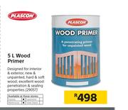 Plascon Wood Primer-5Ltr
