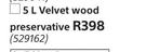 Fired Earth Velvet Wood Preservative-5Ltr