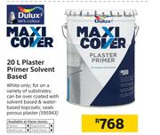Dulux Plaster Primer (Solvent Based)-20Ltr