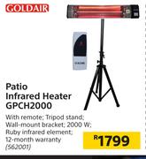 Goldair Patio Infrared Heater GPCH2000