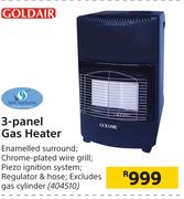 Goldair 3 Panel Gas Heater