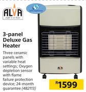 Alva 3 Panel Deluxe Gas Heater