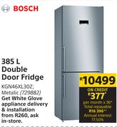 Bosch 385L Double Door Fridge