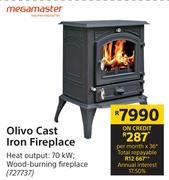 Megamaster Olivo Cast Iron Fireplace