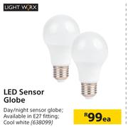 Light Worx LED Sensor Globe-Each