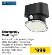 Solar Flair Emergency Wall Light