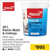 Plascon 20Ltr Polvin Walls & Ceilings