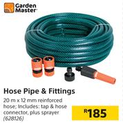 Garden Master Hose Pipe & Fittings