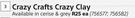 Crazy Crafts Crazy Clay-Each