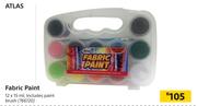 Atlas Fabric Paint 12 x 15ml