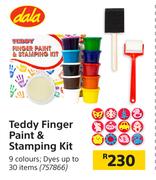 Dala Teddy Finger Paint & Stamping Kit