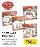 Crazy Crafts 3D Food & Paint Sets-Each