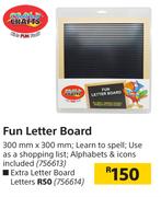 Crazy Crafts Fun Letter Board-300mm x 300mm