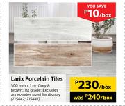 Larix Porcelain Tiles 300mm x 1m-Per Box