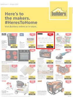 Builders Botswana : Here's To The Makers (1 April - 19 April 2021), page 1