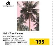 Designhouse Palm Tree Canvas-650mm(L) x 450mm(W)