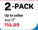 2-Pack Short-Sleeved Gladneck Shirts (Up To Collar Size 17")-Each
