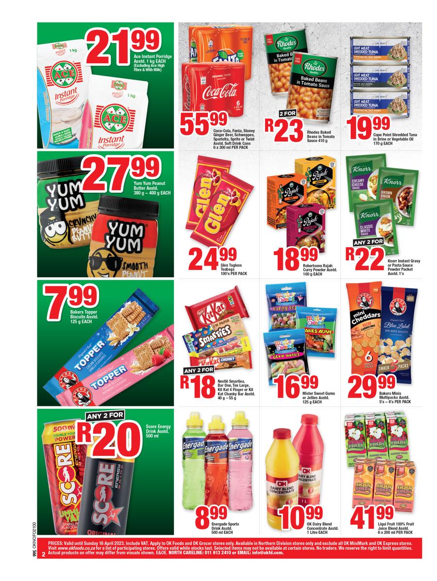 Ok Foods Gauteng, Mpumalanga, Limpopo, : Don't Miss These Special Deals 