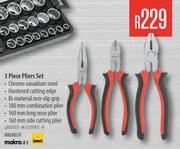 Mastercraft 3 Piece Pliers Set