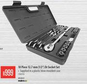 Mastercraft 18 Piece 12.7mm 1/2" Dr Socket Set