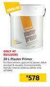Painters Pro Plaster Primer-20Ltr