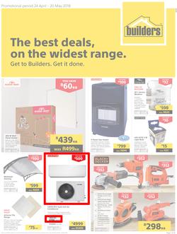 Builders Inland : The Best Deals On The Widest Range (24 April - 20 May 2018), page 1