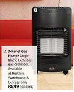 Alva 3 Panel Gas Heater