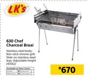 LK's 630 Chef Charcoal Braai