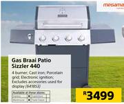 Megamaster Gas Braai Patio Sizzler 440