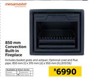 Megamaster 850mm Convection Built In Fireplace
