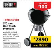 Weber 570mm One Touch Premium + Free Cover