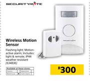 Security Mate Wireless Motion Sensor