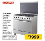 Goldair 5 Burner Electric Oven