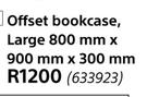 Home & Kitchen Elba Offset Bookcase Large