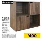 Home & Kitchen 4 Cube Cabinet