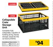 Collapsible Crate Storage Unit
