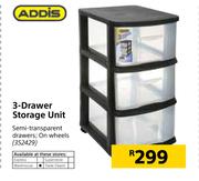 Addis 3 Drawer Storage Unit