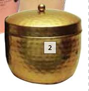 Organic Soul Copper Pot Candle With Lid, Vanilla-295ml 