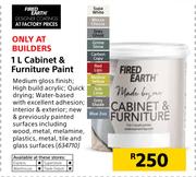Fired Earth 1Ltr Cabinet & Furniture Paint
