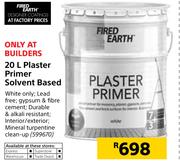 Fired Earth 20Ltr Plaster Primer Solvent Based