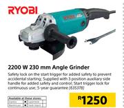 Ryobi 2200W 230mm Angle Grinder