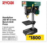 Ryobi Handyline 250W 13mm Bench Drill Press